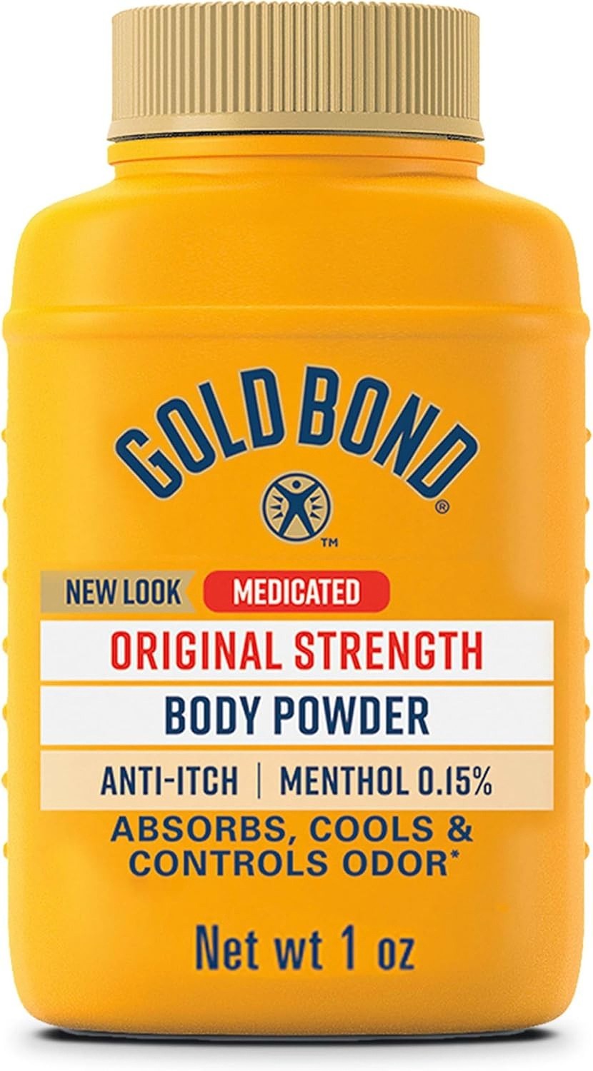 Travel-Sized Talc-Free Cooling Body Powder for Itch & Odor Relief - 1 Oz