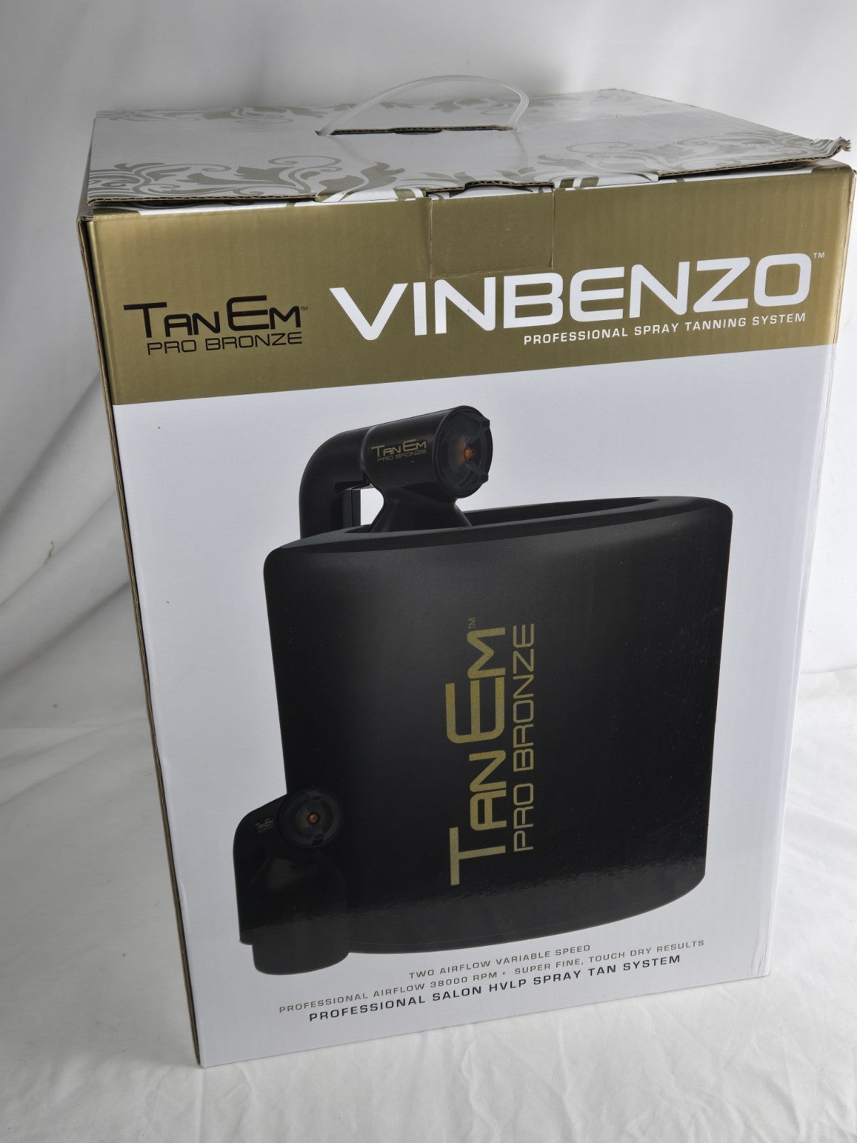 HVLP Spray Tan System for Professional Salon Use - Complete TanEm Pro Bronze VINBENZO