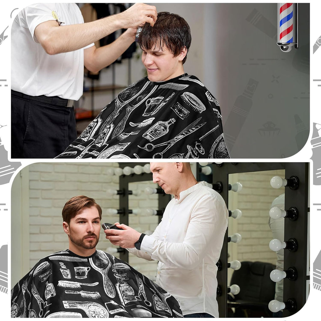 Professional Hair Cutting Cape 2 Pack - Salon Barber Hairdressing Cloaks