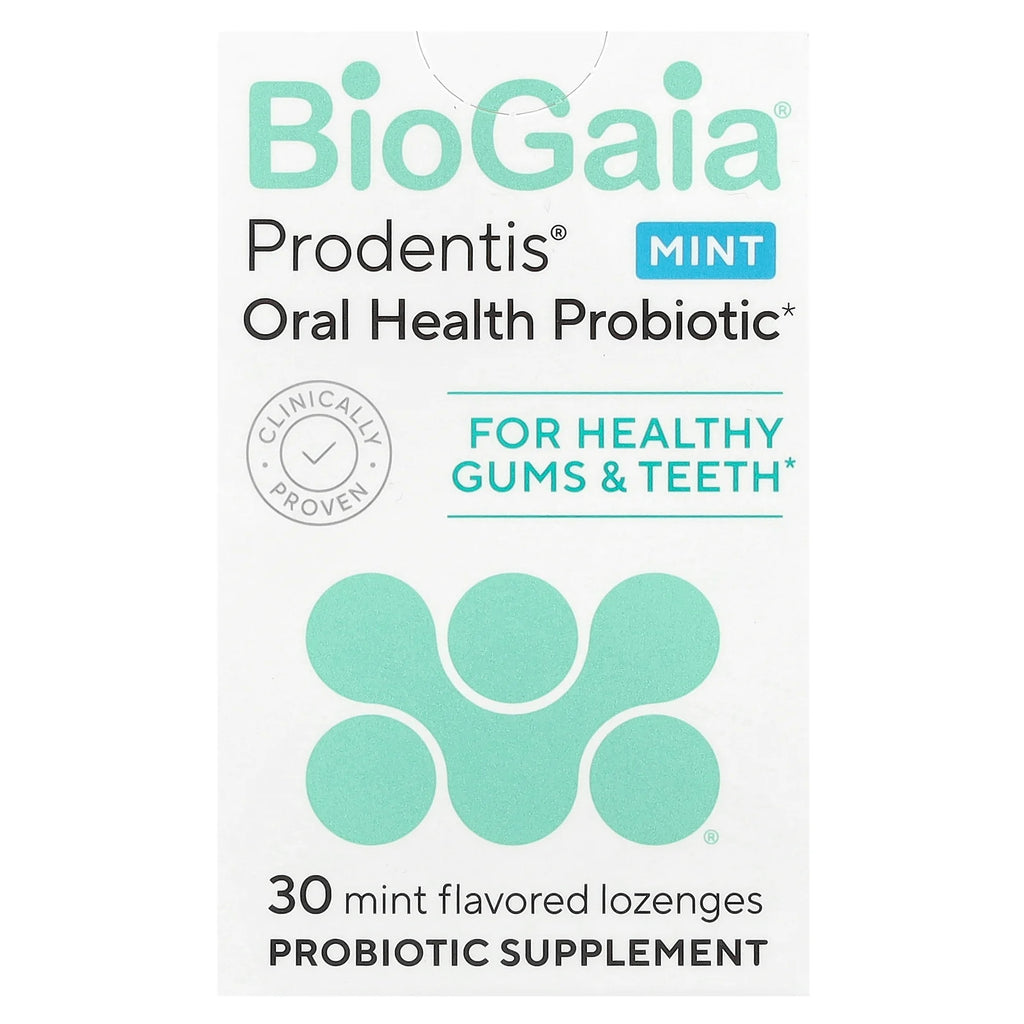 Probiotic Oral Health Lozenges for Gums & Teeth - Mint, 30 Count