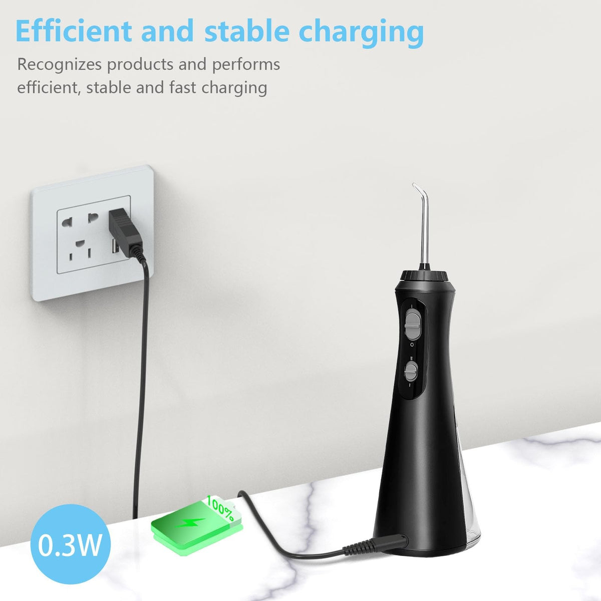 Water Flosser Replacement Charger Cable for Waterpik WP360 WP450 WP462