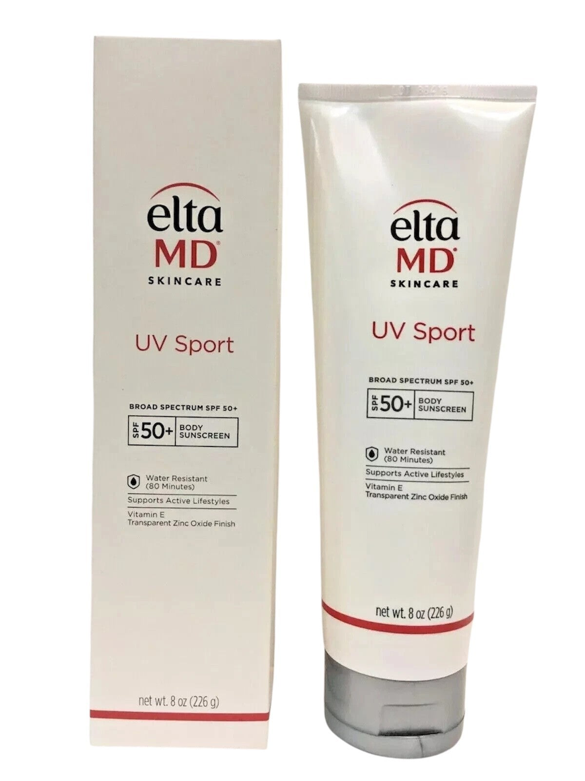 SPF 50 Body Sunscreen - Broad Spectrum UV Protection, 8 oz /226g