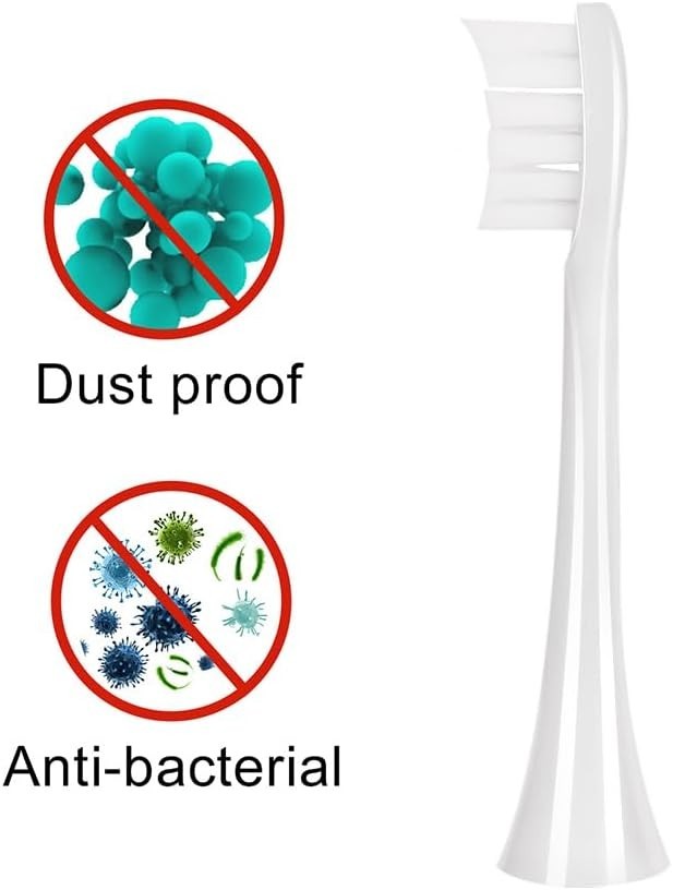 10 Pack Replacement Toothbrush Heads for Boka 2.0 & 3.0 with Charcoal Bristles