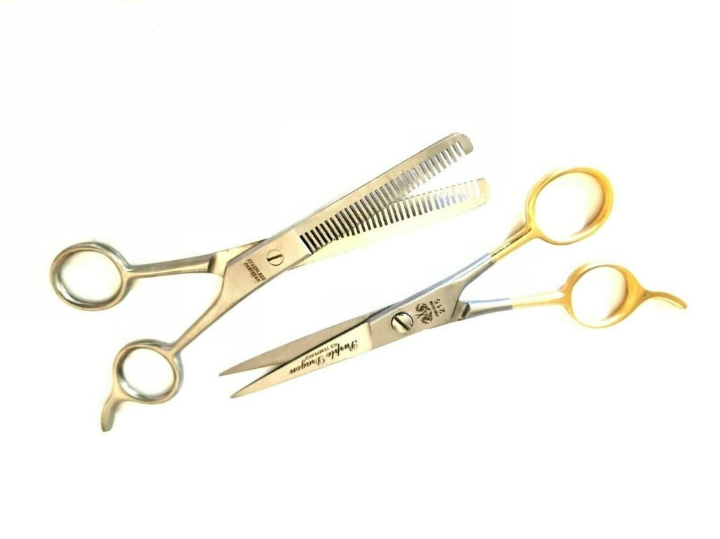 6-Inch Professional Hair Cutting Japanese Scissors Thinning Barber Shears Set Kit
