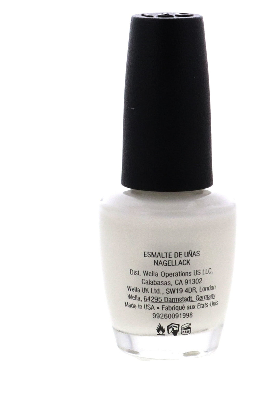 Sheer White Nail Polish - Long-Lasting, Salon-Quality Finish, 0.5 oz
