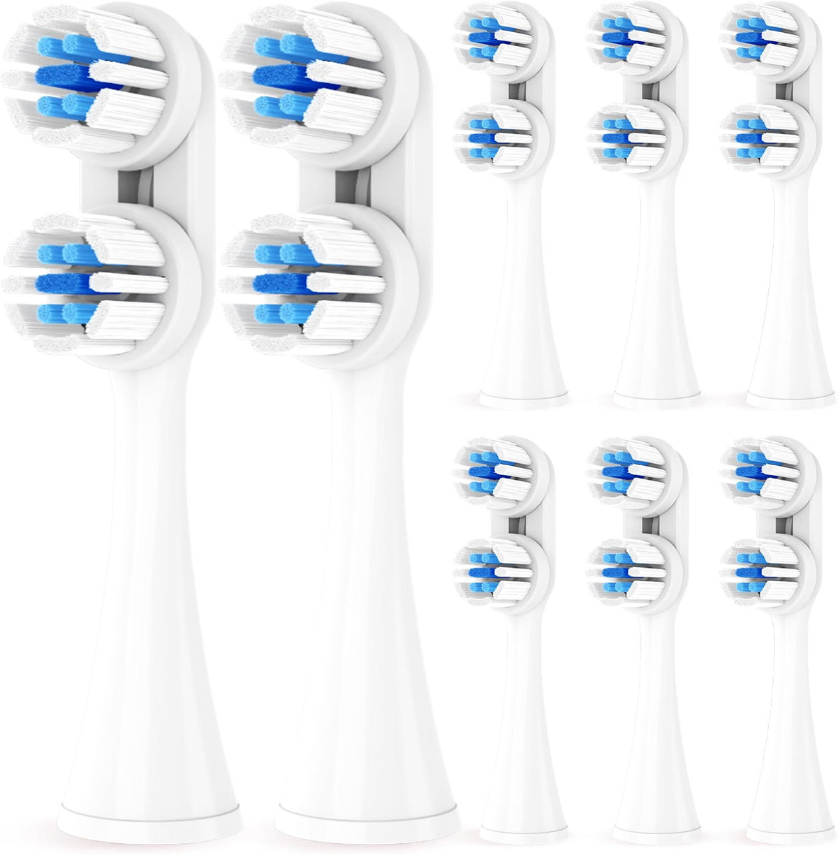 Replacement Toothbrush Heads for Old Version Spinbrush PRO Clean & WHITEN - 8 Pack