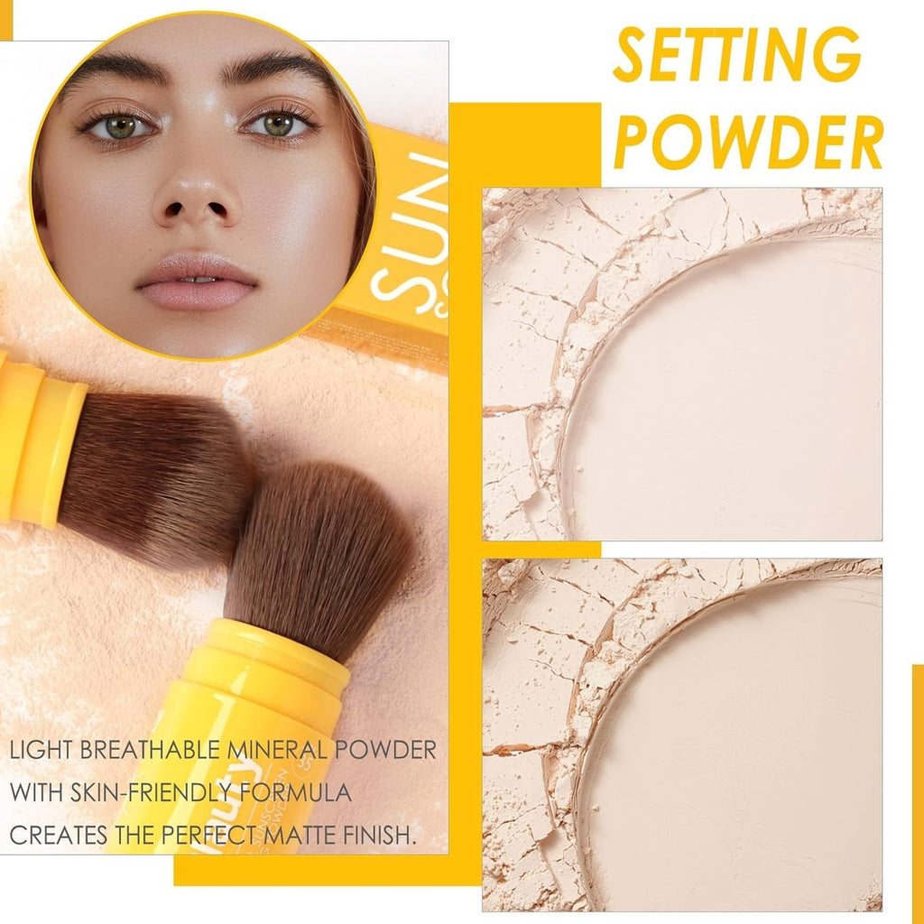 Mineral SPF 35 Face & Scalp Brush-On Setting Powder Oil Control