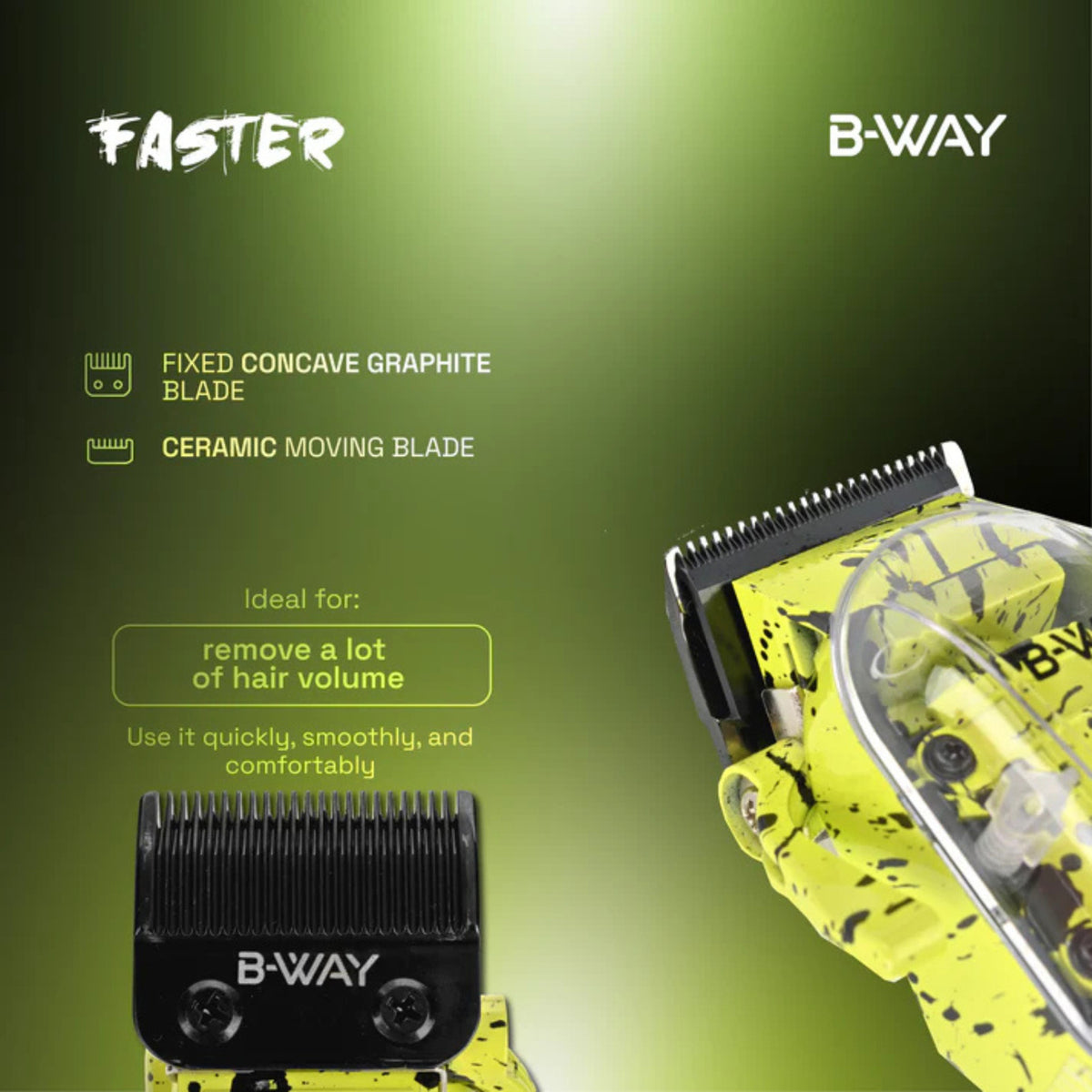 Professional Cordless Hair Clipper with 7800 RPM Motor & 13-Piece Kit