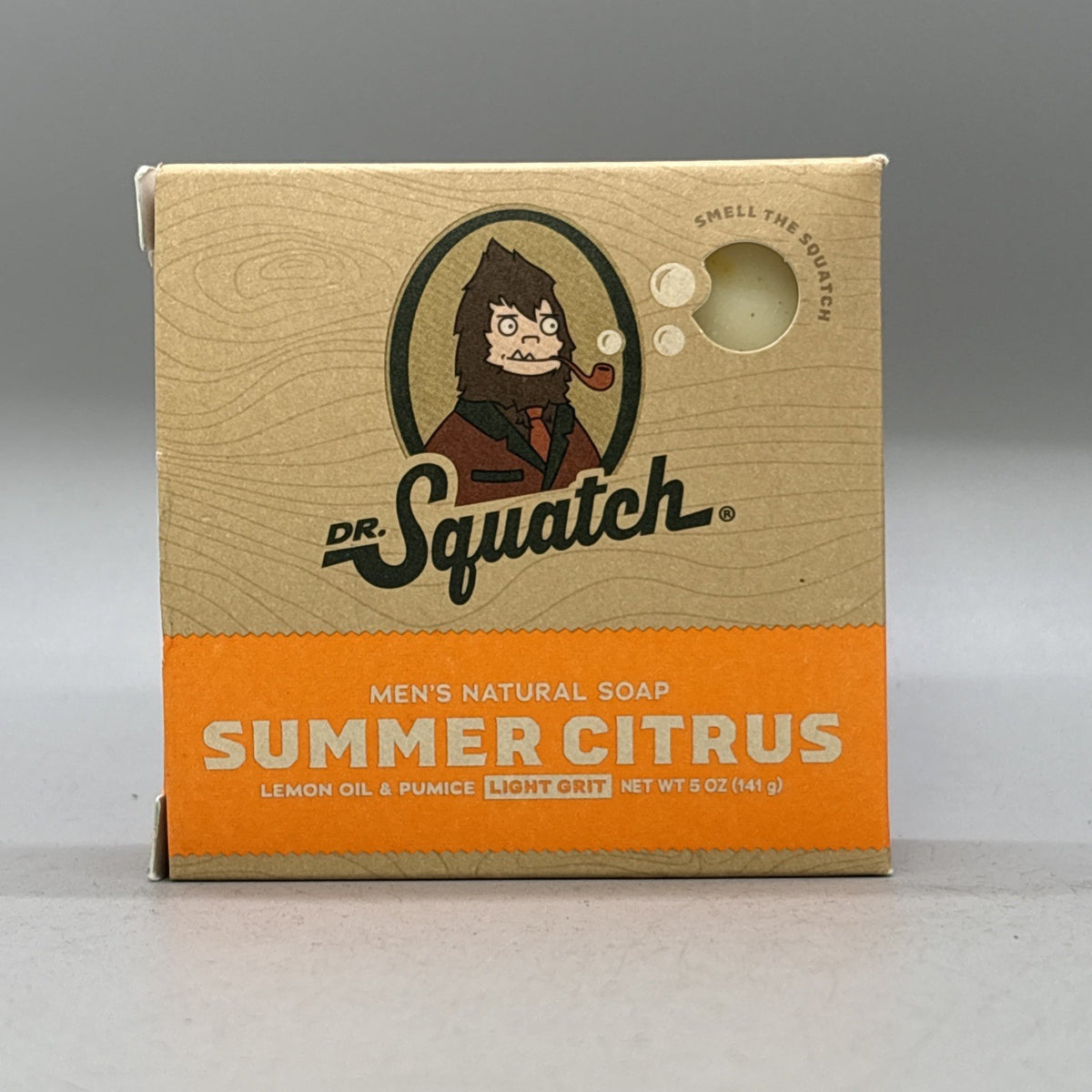 Dr. Squatch Summer Citrus Bar Soap - Natural Men’s Body Cleanser
