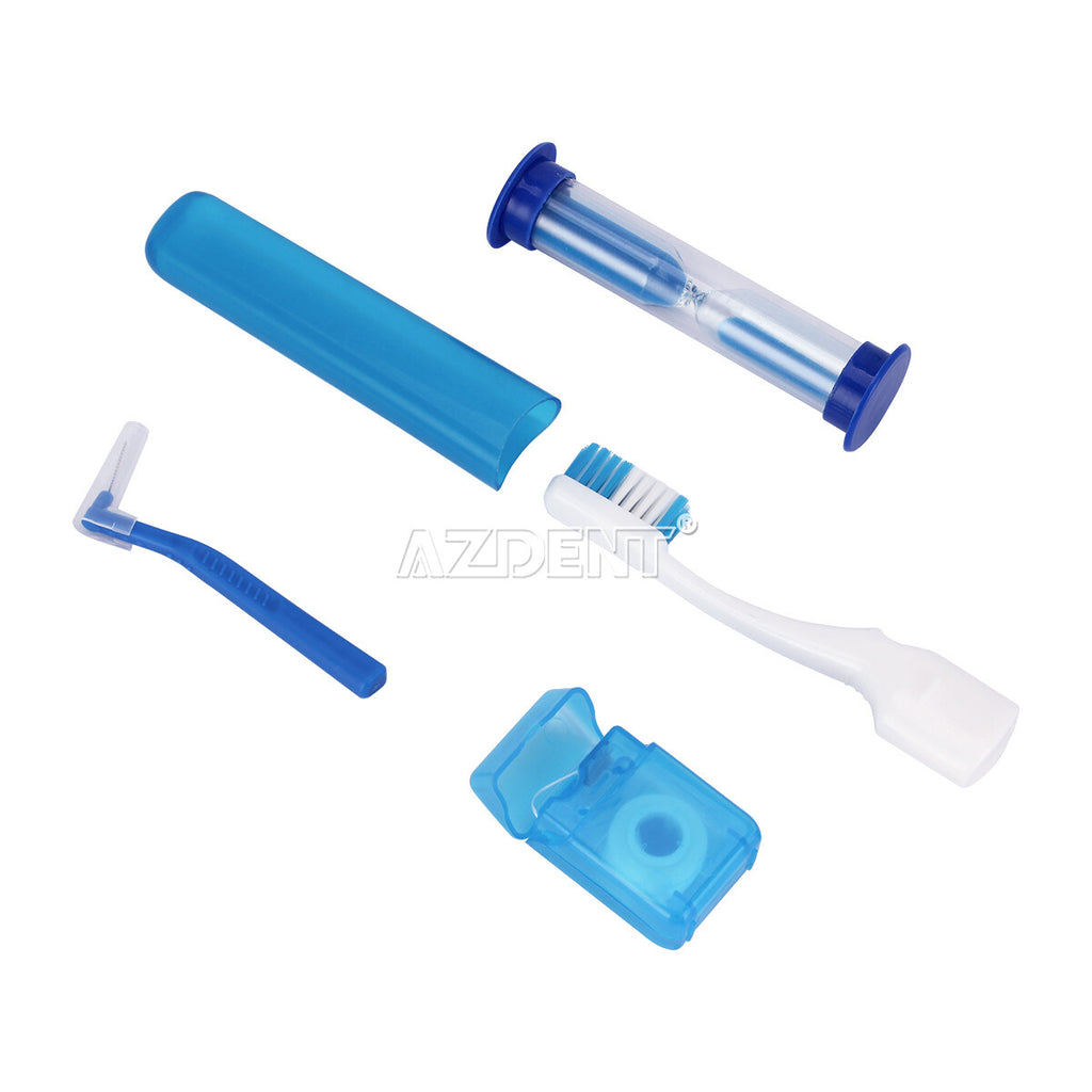 Orthodontic Toothbrush Set with Floss Interdental Brushes and Travel Kit - Oral Care