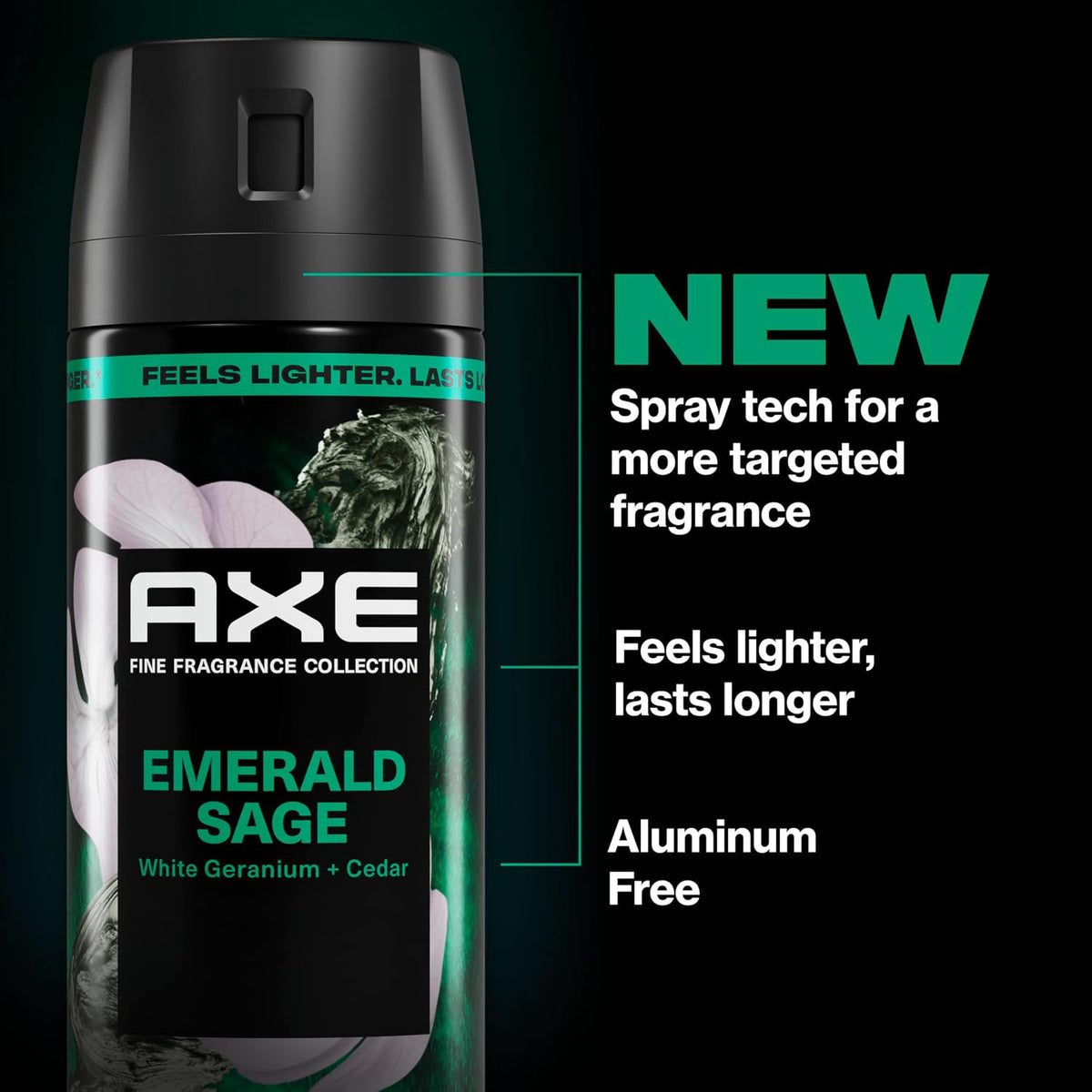 Axe Emerald Sage Body Spray - 2.9 oz Premium Fragrance for Men