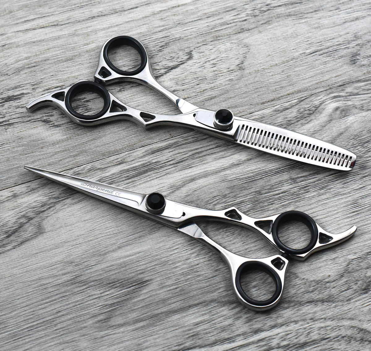 Japanese Stainless Steel Hair Cutting Shears Set for Barbers and Stylists - 6.5 Inch Professional Scissors Kit