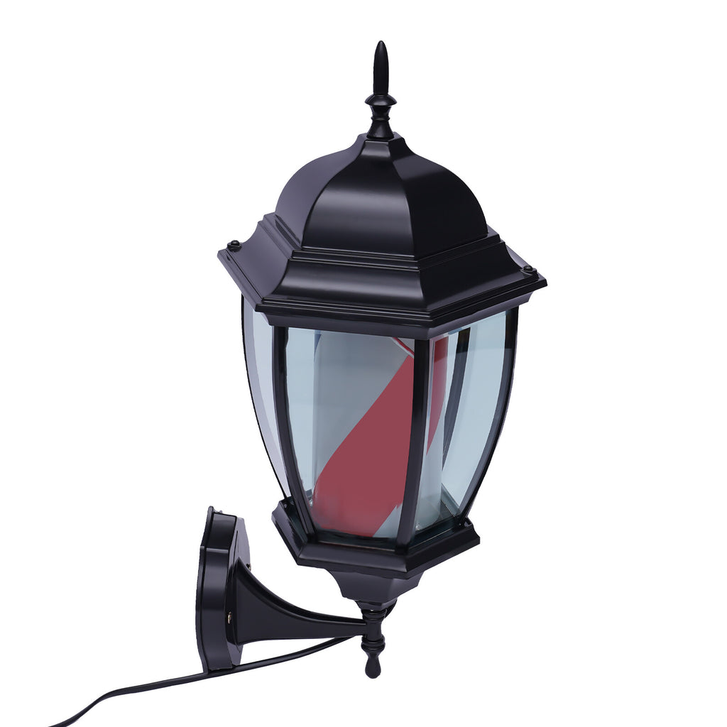 Rotating LED Barber Pole Light for Hair Salon Outdoor Indoor Signage