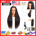 26-28 Inch Mannequin Head for Hair Styling Training Cosmetology Doll with Clamp