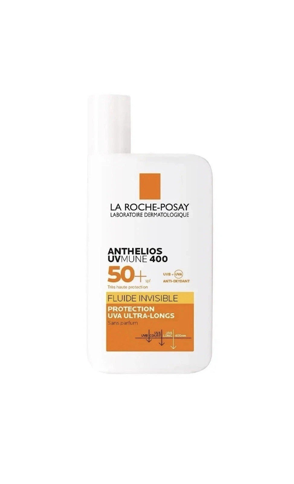 SPF 50+ Sunscreen Lotion for Sensitive Skin - Invisible, Water-Resistant, 50ml