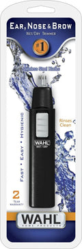 Ear, Nose & Brow Trimmer Wet Dry Battery Personal Grooming Device - Black