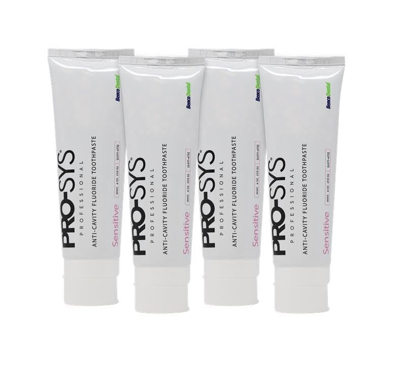 Sensitive Toothpaste for Cavity Protection - 4 oz Pack of 4