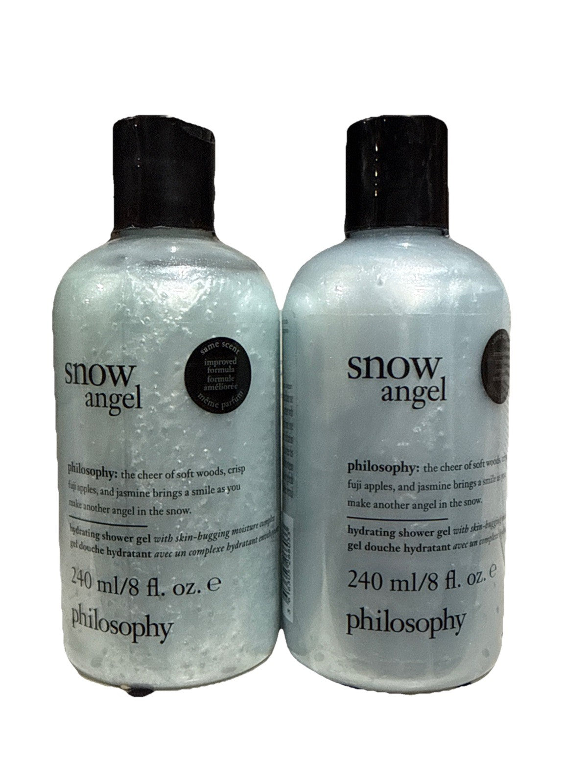 (2 Pack) Hydrating Shower Gel - Snow Angel Scent, 8oz / 240ml, Sealed