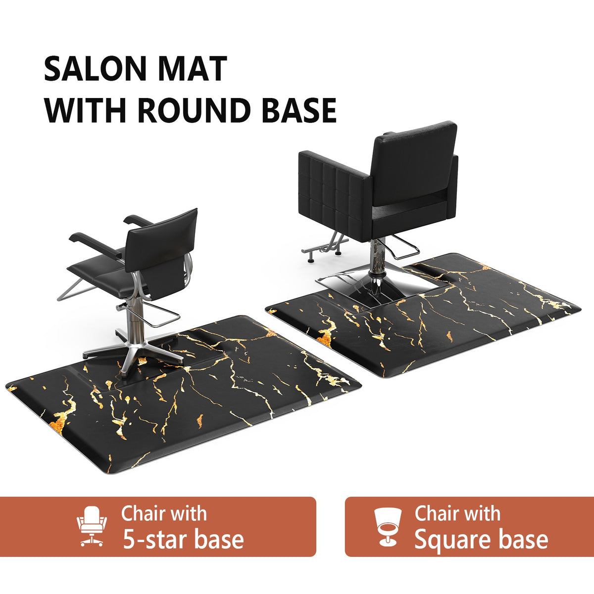 Anti-Fatigue Floor Mat 3x4 ft for Salon Standing Support Thick Slip-Resistant