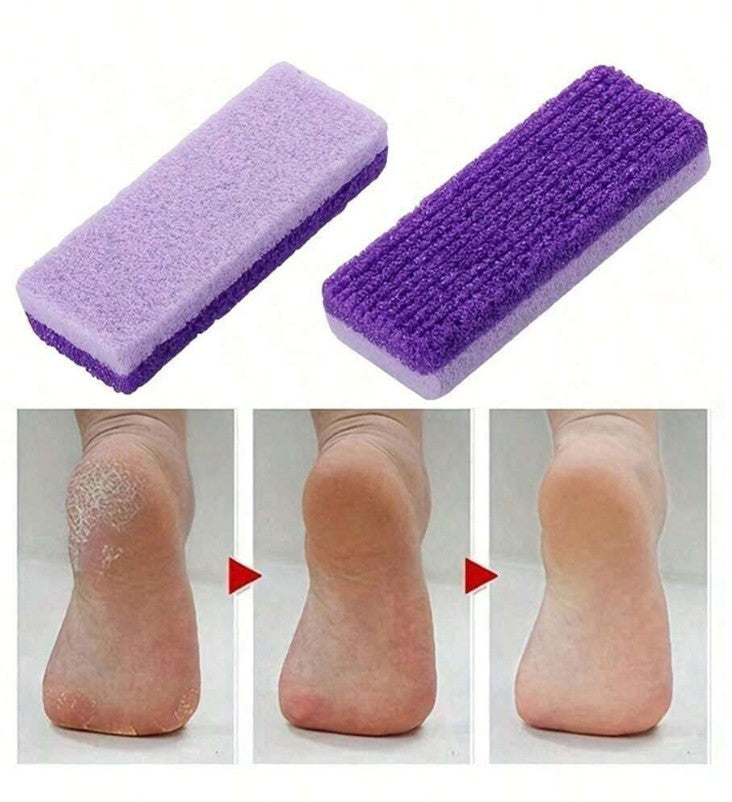 Foot Pumice Stone Set for Callus Removal & Exfoliation - 2PCS Pedicure Tools