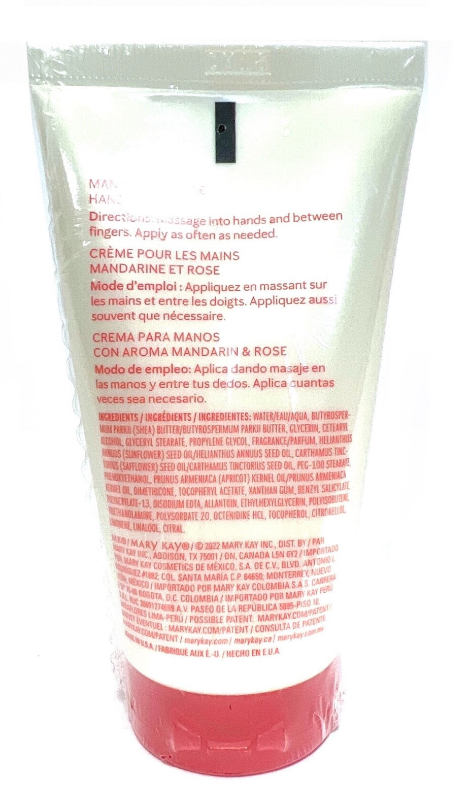 Mary Kay Mandarin & Rose Hand Cream Set - 3 Full-Size 2.5 Fl Oz Lot