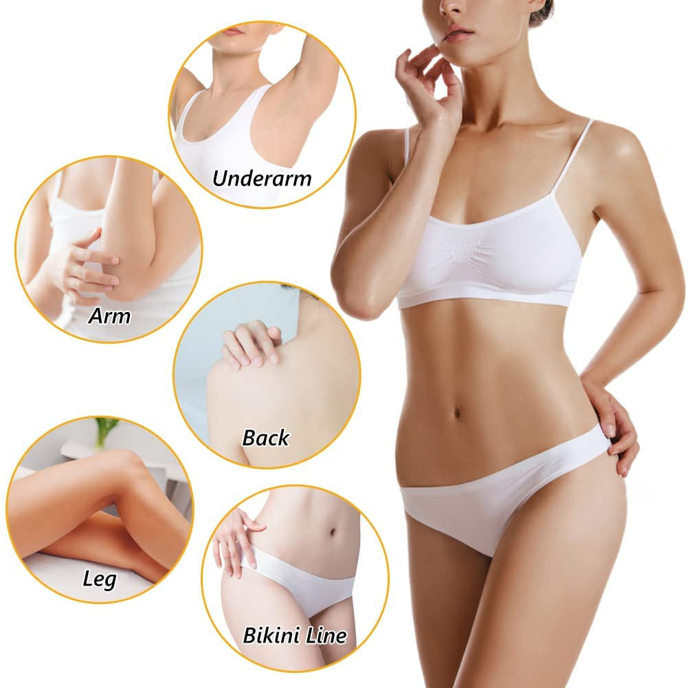 2pcs Honey Roll-On Wax Cartridges for Hair Removal - Easy & Gentle