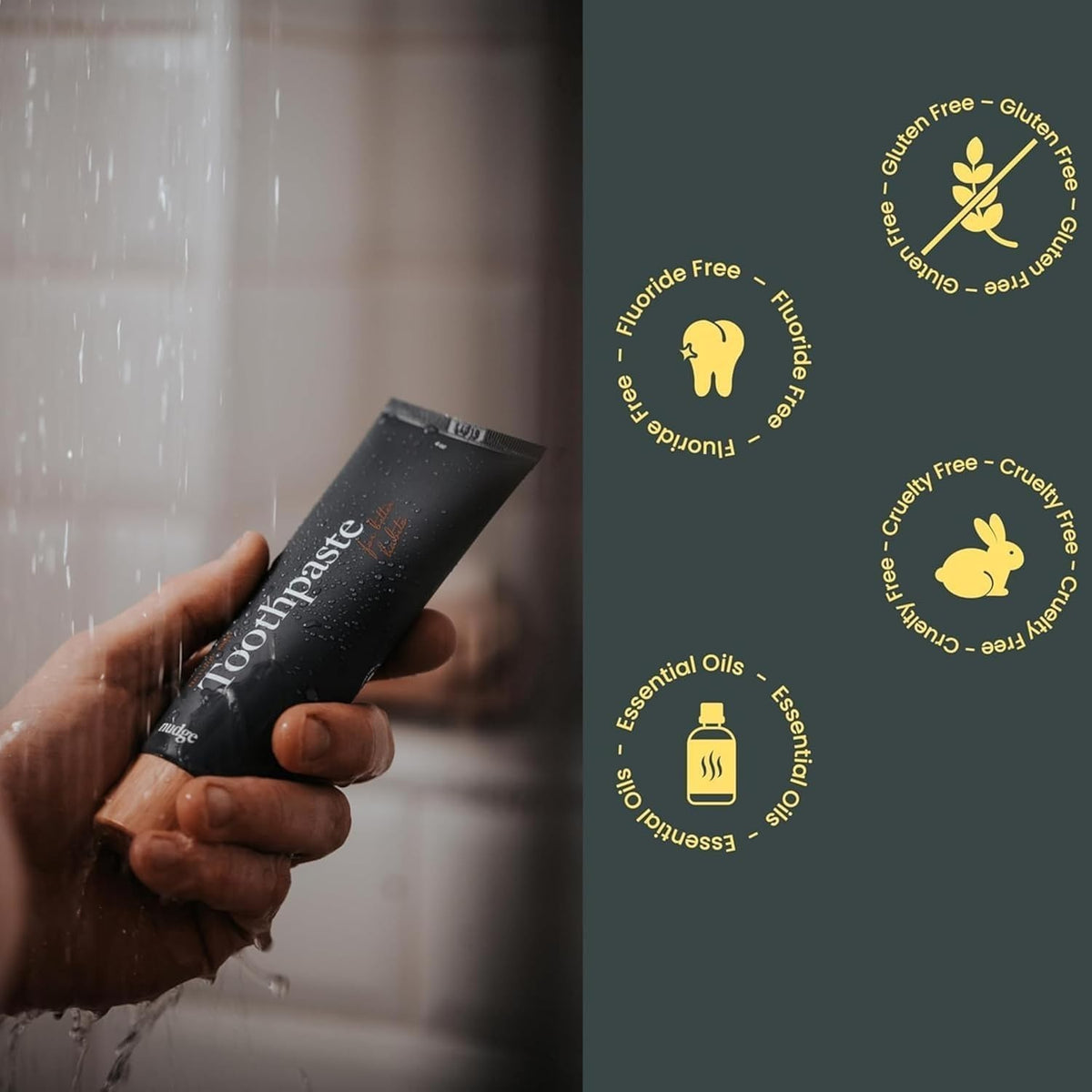 Nano Hydroxyapatite Toothpaste with Vitamin E - Fluoride & SLS Free Oral Care