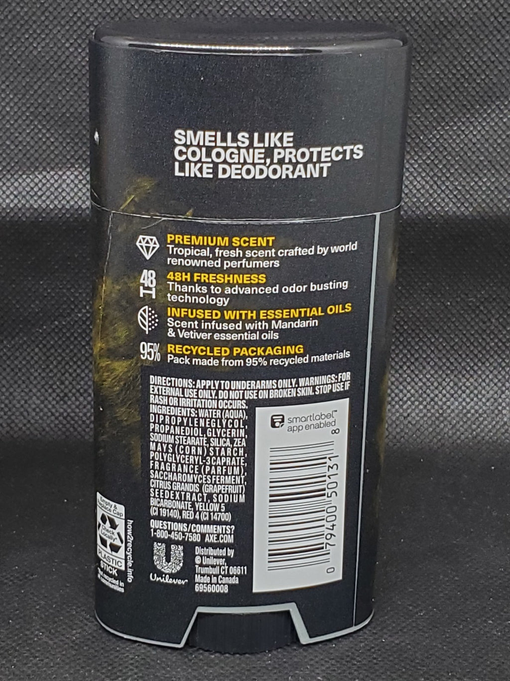 2-Pack AXE Fine Fragrance Collection Golden Mango Mandarin Vetiver Deodorant