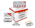 Double Edge Razor Blades 2000 Pack Stainless Steel Safety Blades