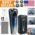 Men's Wet & Dry Electric Shaver with Pop-up Trimmer - USB-C Rechargeable
