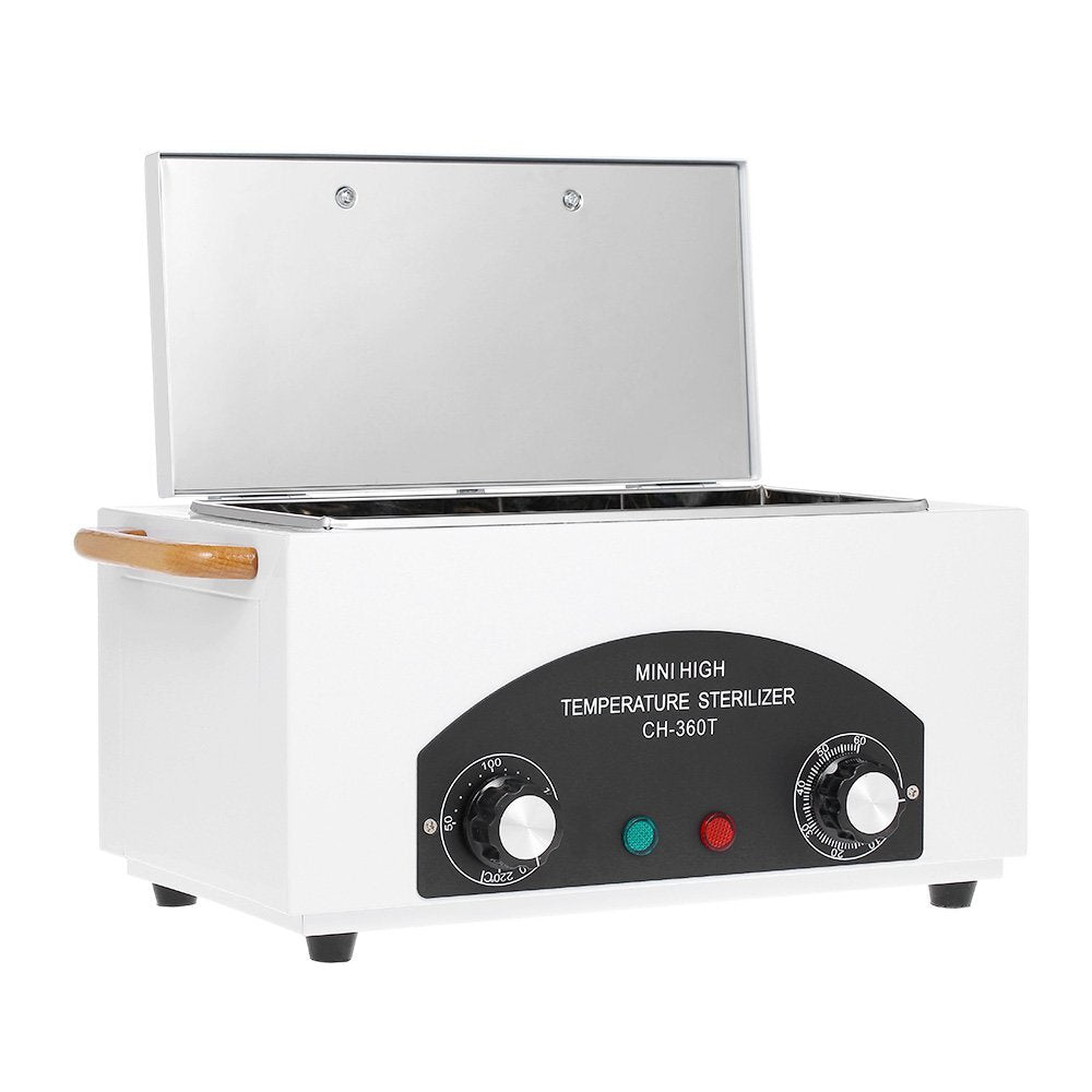High Temperature Metal Tool Cleaning Box 110V 300W with Timer for Manicure Pedicure