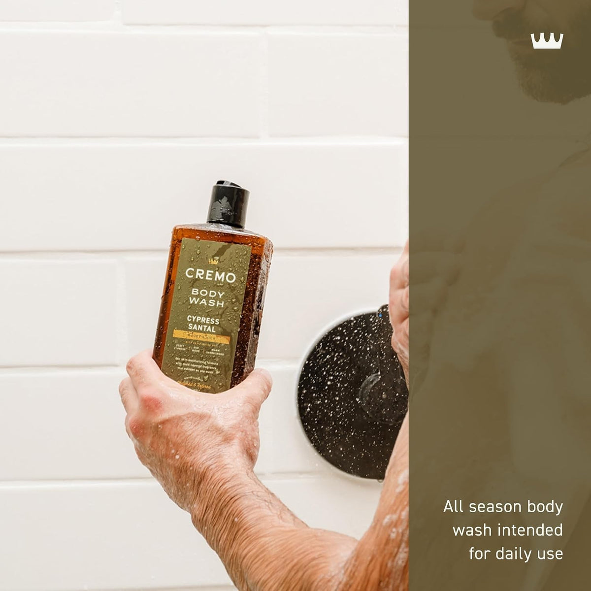 Men's Body Wash with Cypress Santal Fragrance - 16 Fl Oz