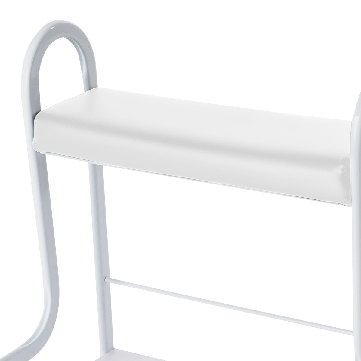 Portable Indoor Nail Foot Spa Trolley Cart with 4 Wheels & Handle