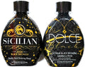 Dark Bronzer Tanning Lotion Set - Indoor & Outdoor Self Tanner with Tattoo Protection