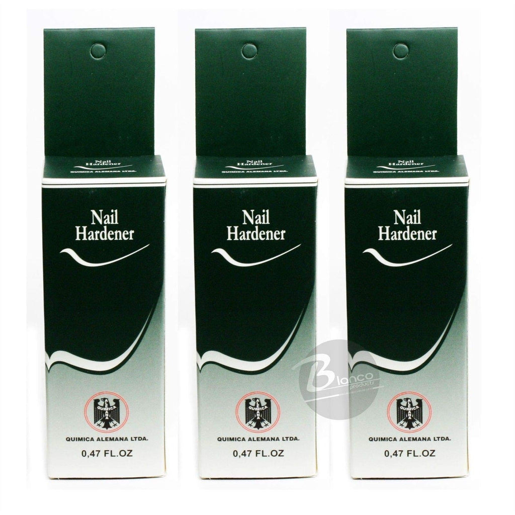 Nail Hardener Strengthener 3 Pack - Natural Formula, No Formaldehyde