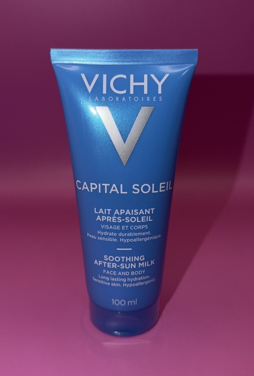 Vichy After-Sun Soothing Milk for Face & Body 100ml - Gentle Hydration