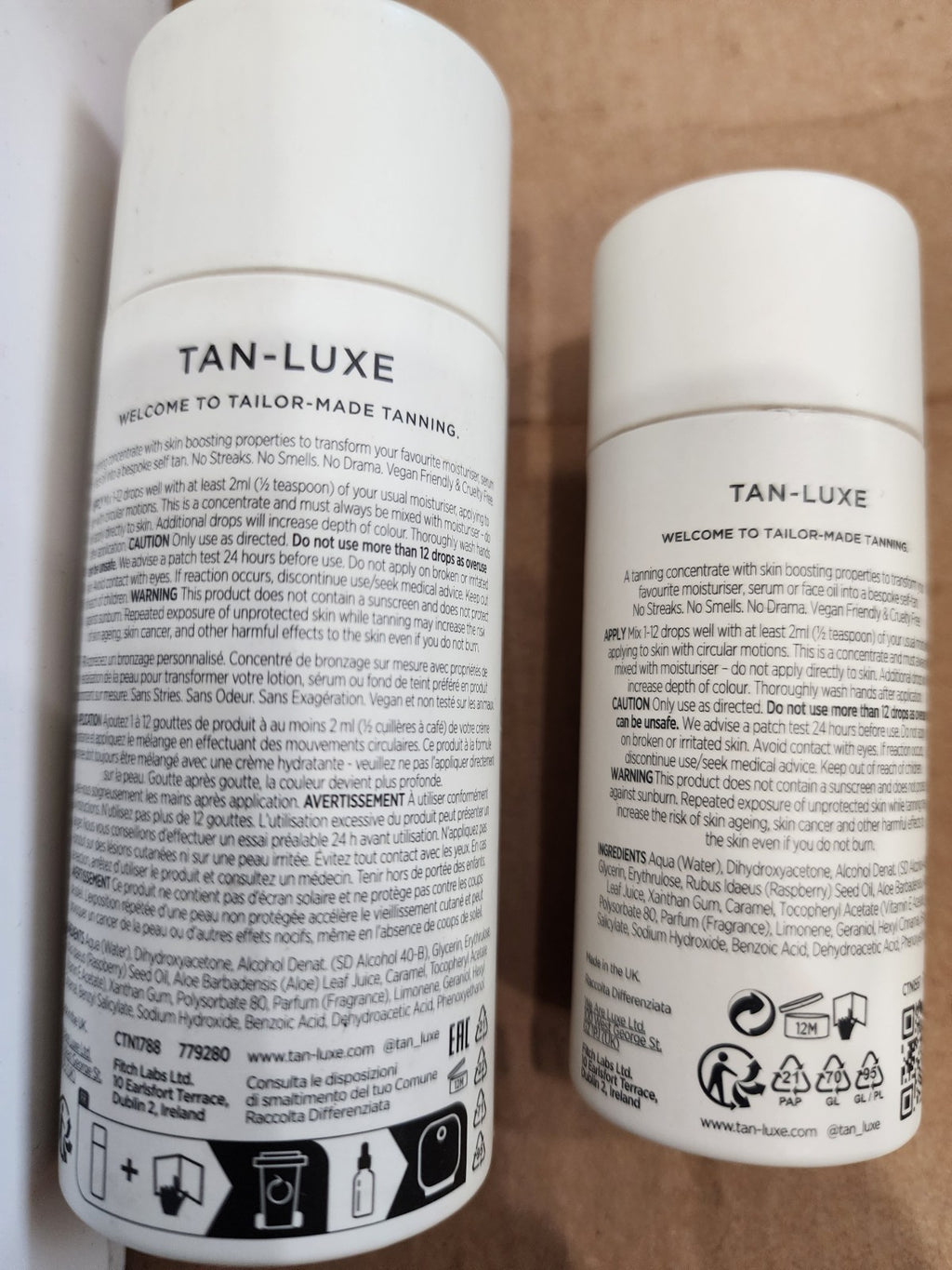 Self-Tan Drops Set with Airbrush Mister - Medium & Light/Medium Shades