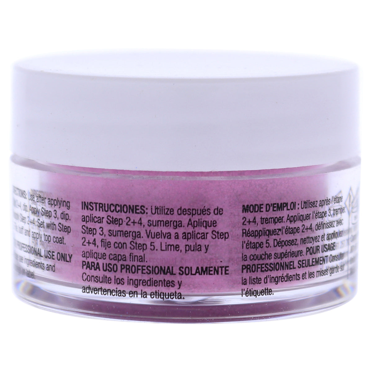 Pink Glitter Dip Powder Nail System - Deep Pink Professional Nail Polish