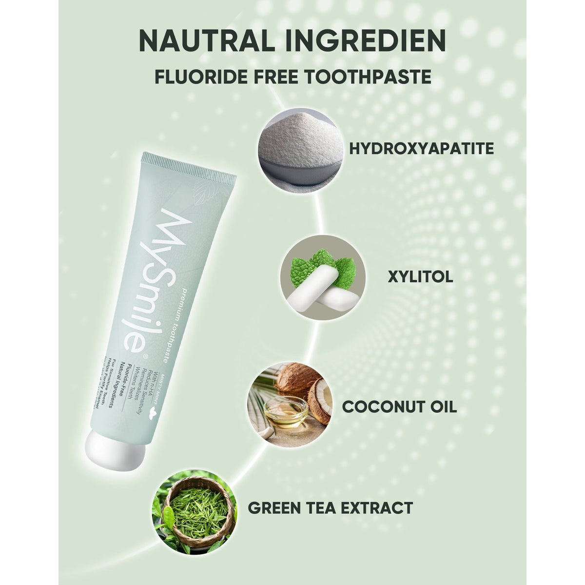 Nano Hydroxyapatite Toothpaste for Sensitivity Relief Mint 120g