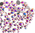 3456 Pcs Nail Rhinestones Set with Crystal AB Flatback Gems for Nail Art & Crafts