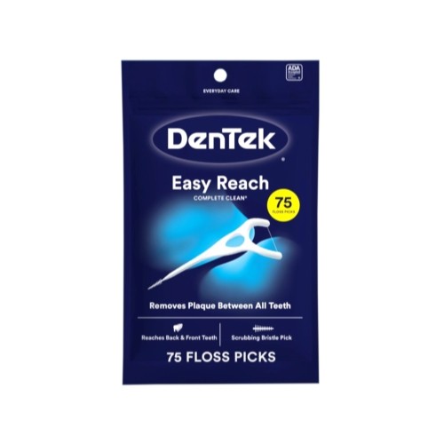Dental Floss Picks 3 Pack - Angled Back Teeth Flossers for Sensitive Gums