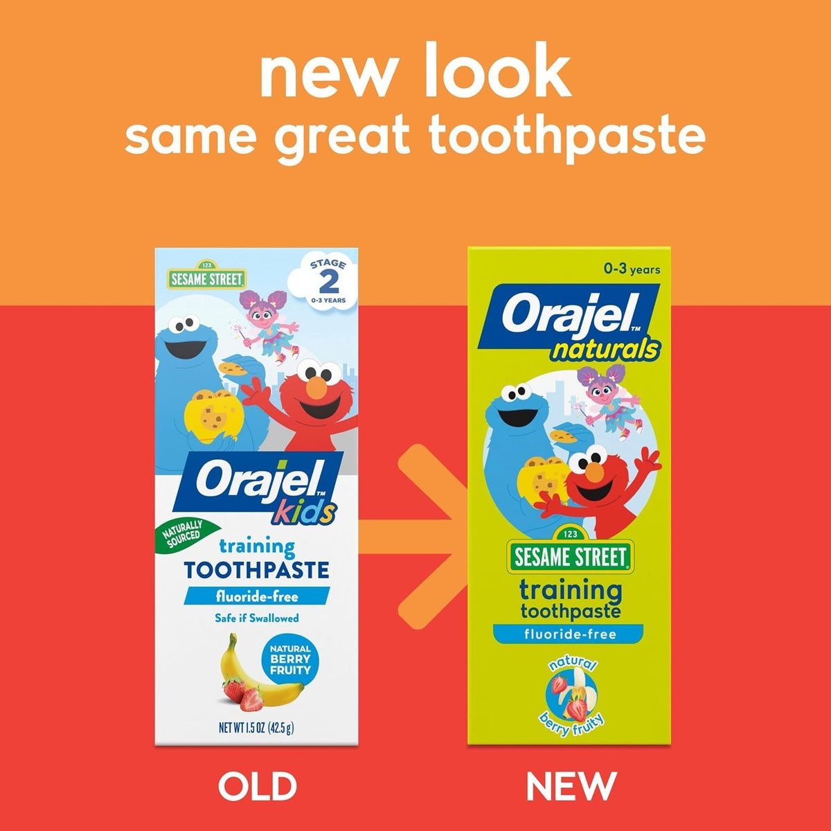 Kids Fluoride-Free Berry Toothpaste with Elmo - Natural Baby Oral Care 1.5 oz