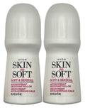 Deodorant Roll-On for Men & Women - Avon Skin So Soft, 2-Pack
