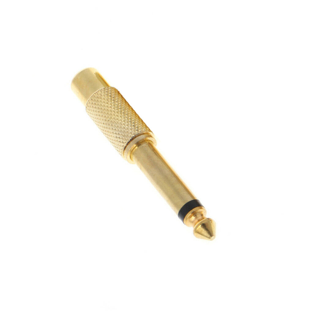 Cheyenne Hawk Pen Tattoo Power Supply 6.35mm Mono to 1/4" RCA Plug Adapter
