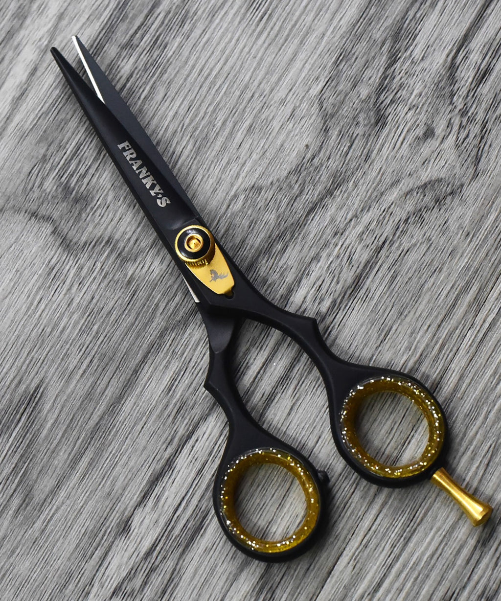 Professional Hair Cutting Scissors Thinning Shears Salon Set - Gold Edition