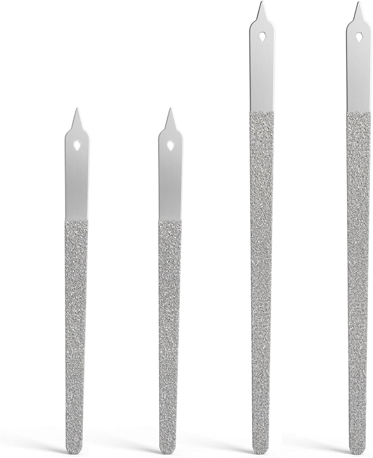 Diamond Deb Nail File Double Sided Stainless Steel Nail Buffer - Fine Grit