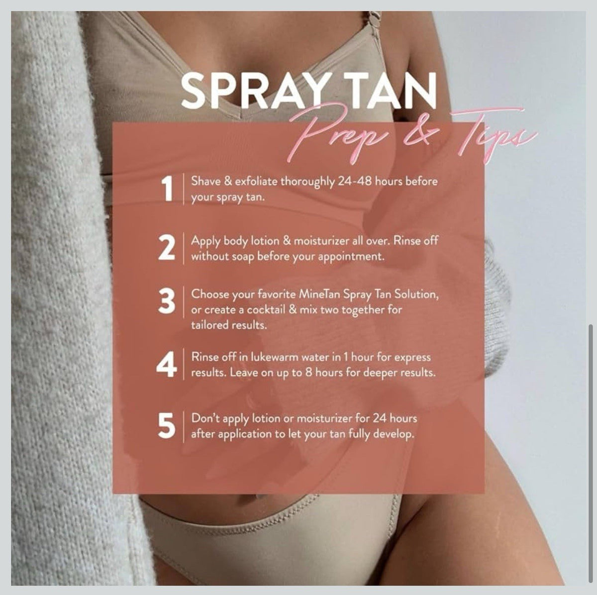 At-Home Spray Tanning Kit with Pink Color - Includes Tan Mist & Accessories