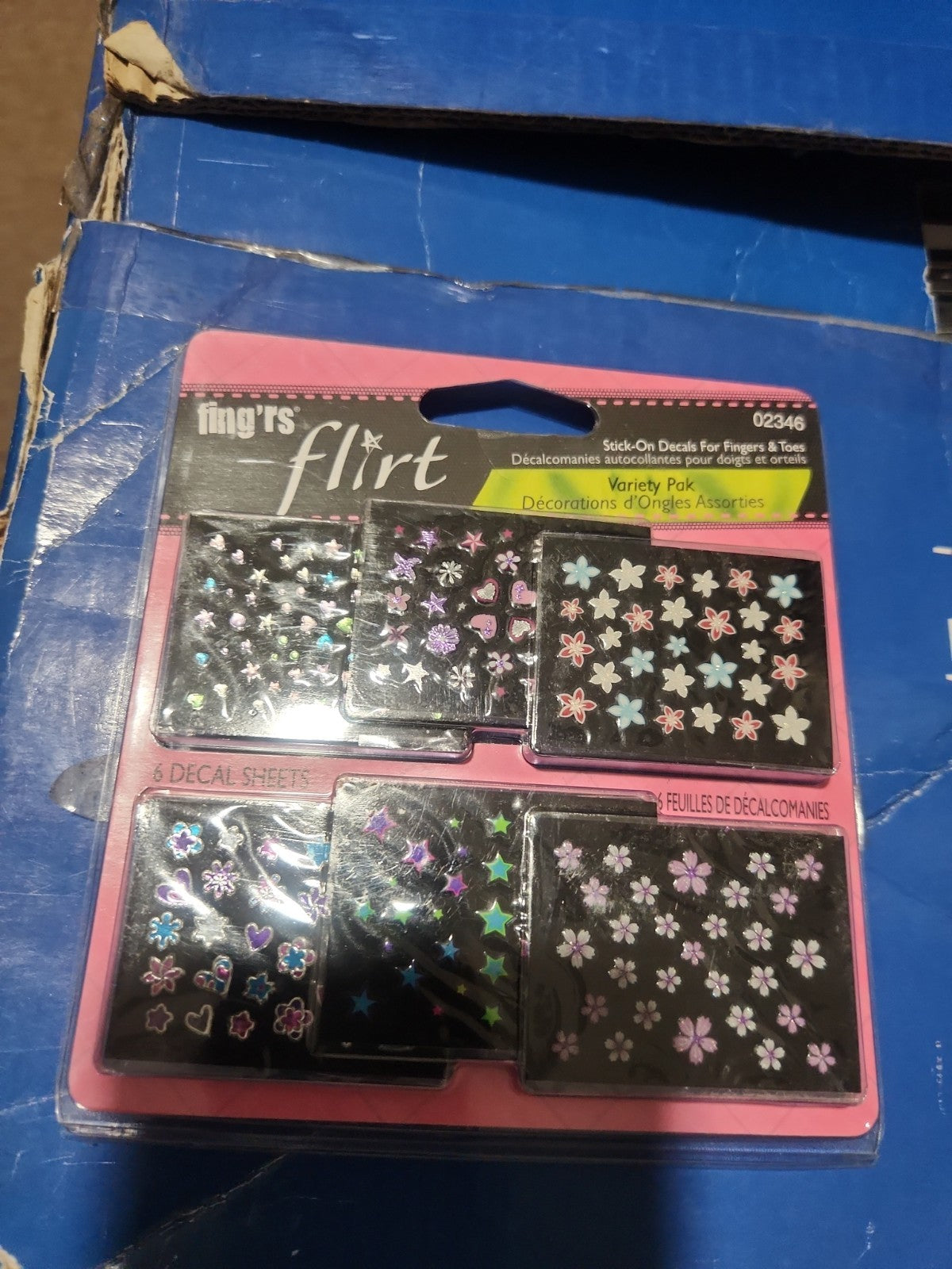 Stick-On Nail Decals for Fingers & Toes - Variety Pack