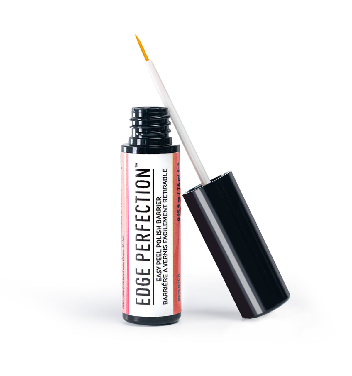 Nail Art Peel Off Barrier - Latex Protectant for Manicures, 0.25 Fl Oz with Fine Brush
