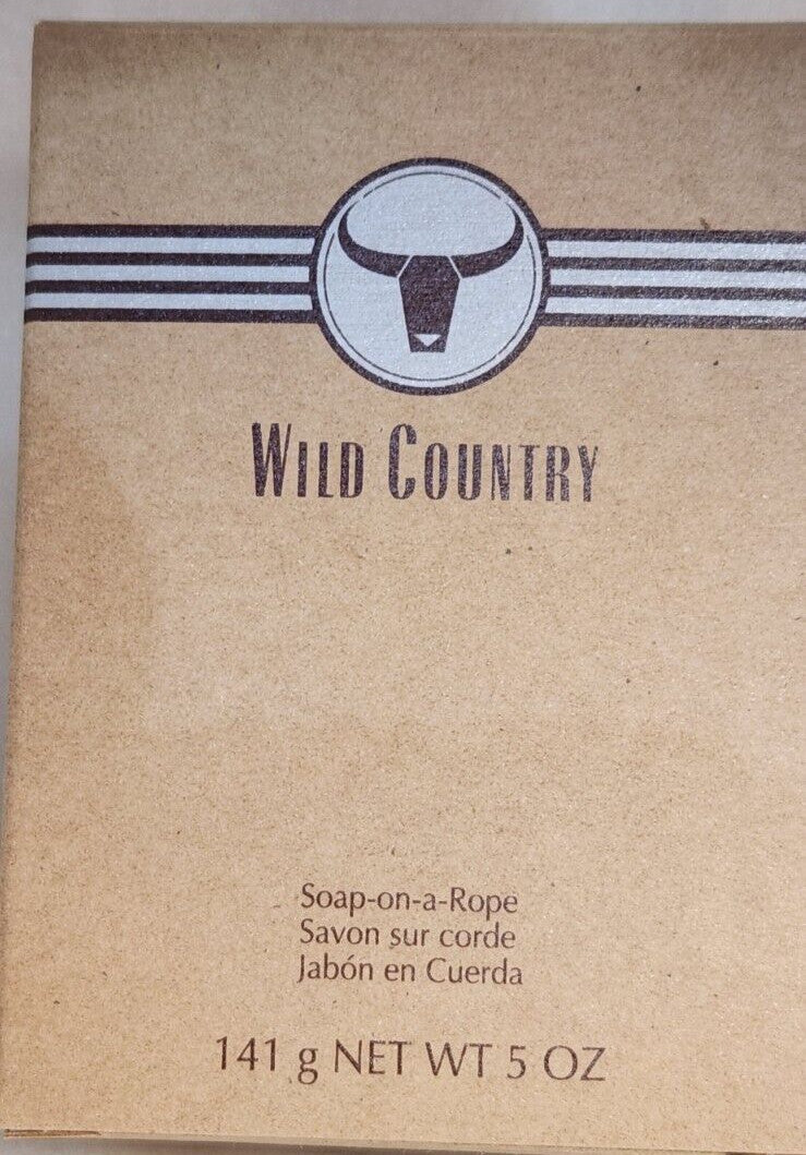 Soap on a Rope 5 oz - Wild Country Scent, Durable Bath Soap